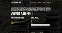Desktop Screenshot of itsacrime.org